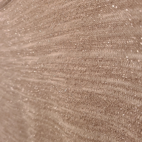 Express Shimmery Silver Gray Peplum Top Size Small NWT - Picture 3 of 5